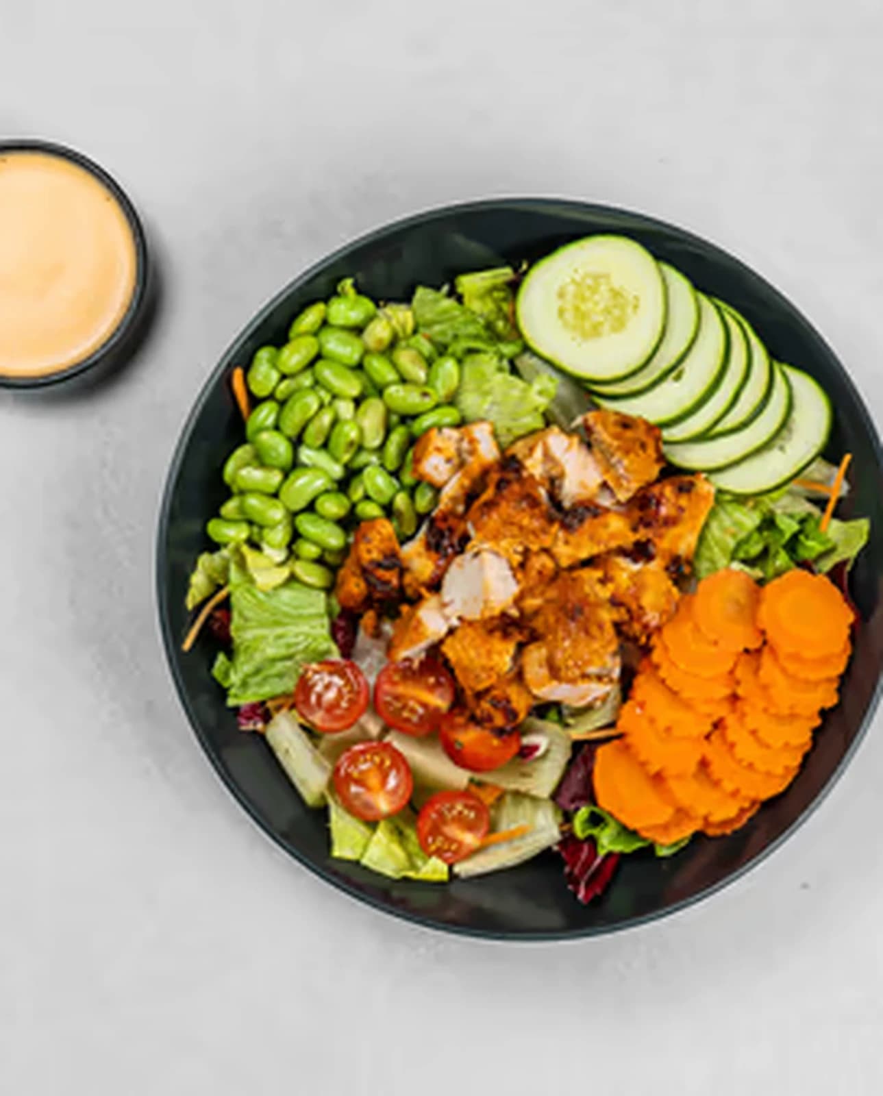 Chicken Salad Bowl — before