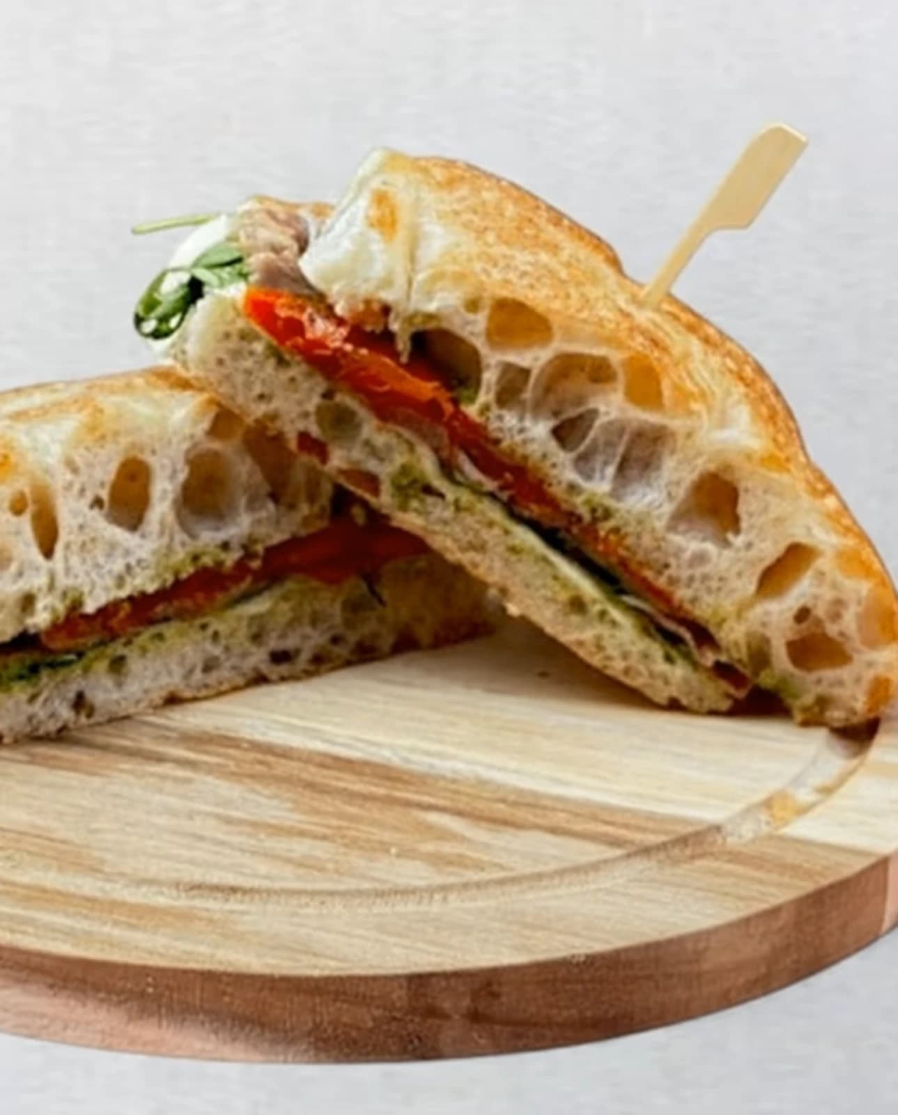 Focaccia Sandwich — before