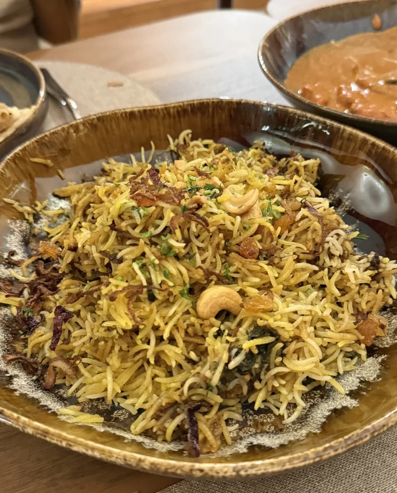 Biryani — before