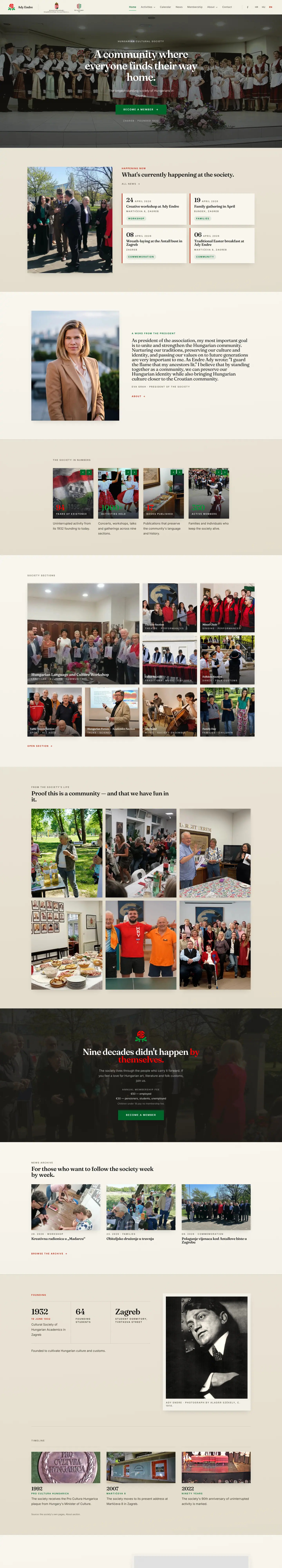 Ady Endre — The whole homepage