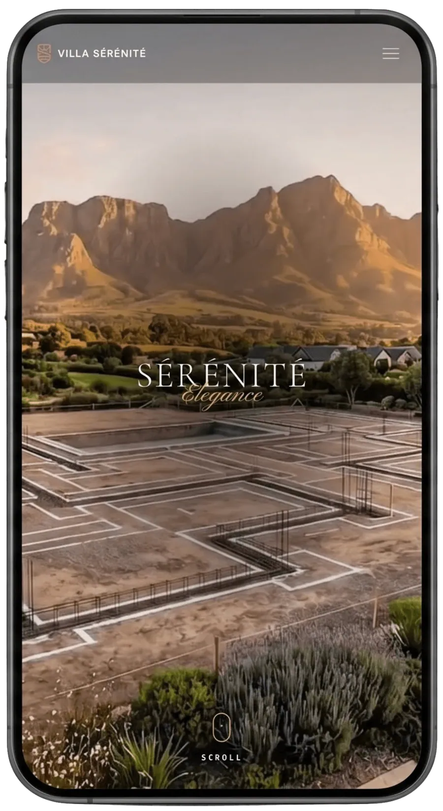 Villa Sérénité — mobile